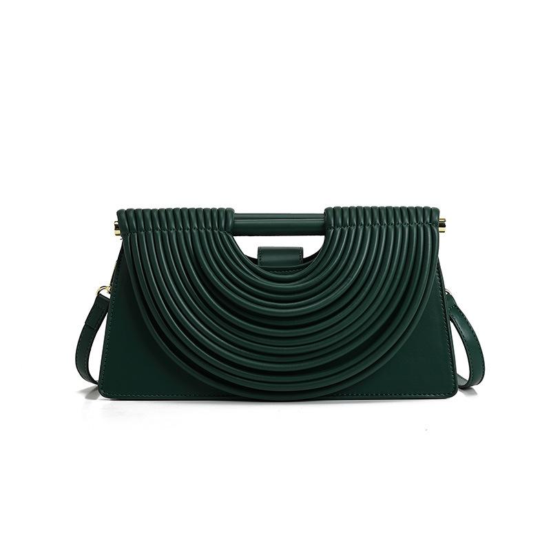 European And American Style Woven Fashion All-Match Retro Women Handbag Ladies Solid Color Portable Shoulder Messenger Bags