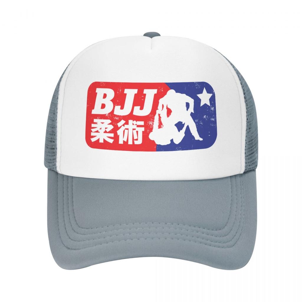Punk Unisex Retro BJJ Brazilian Jiu Jitsu Trucker Hat Adult Adjustable Baseball Cap Women Unisex Sun Protection Snapback Caps