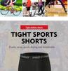 Men’s Elastic Compression Sports Shorts: Quick-Dry Basketball & Running Tights