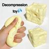 1/2PCS Cheese-like Decompression Ball Shaping Squeezing Toy ASMR Sensory Compression Ball Strong Ductility Release Pressure Gfts