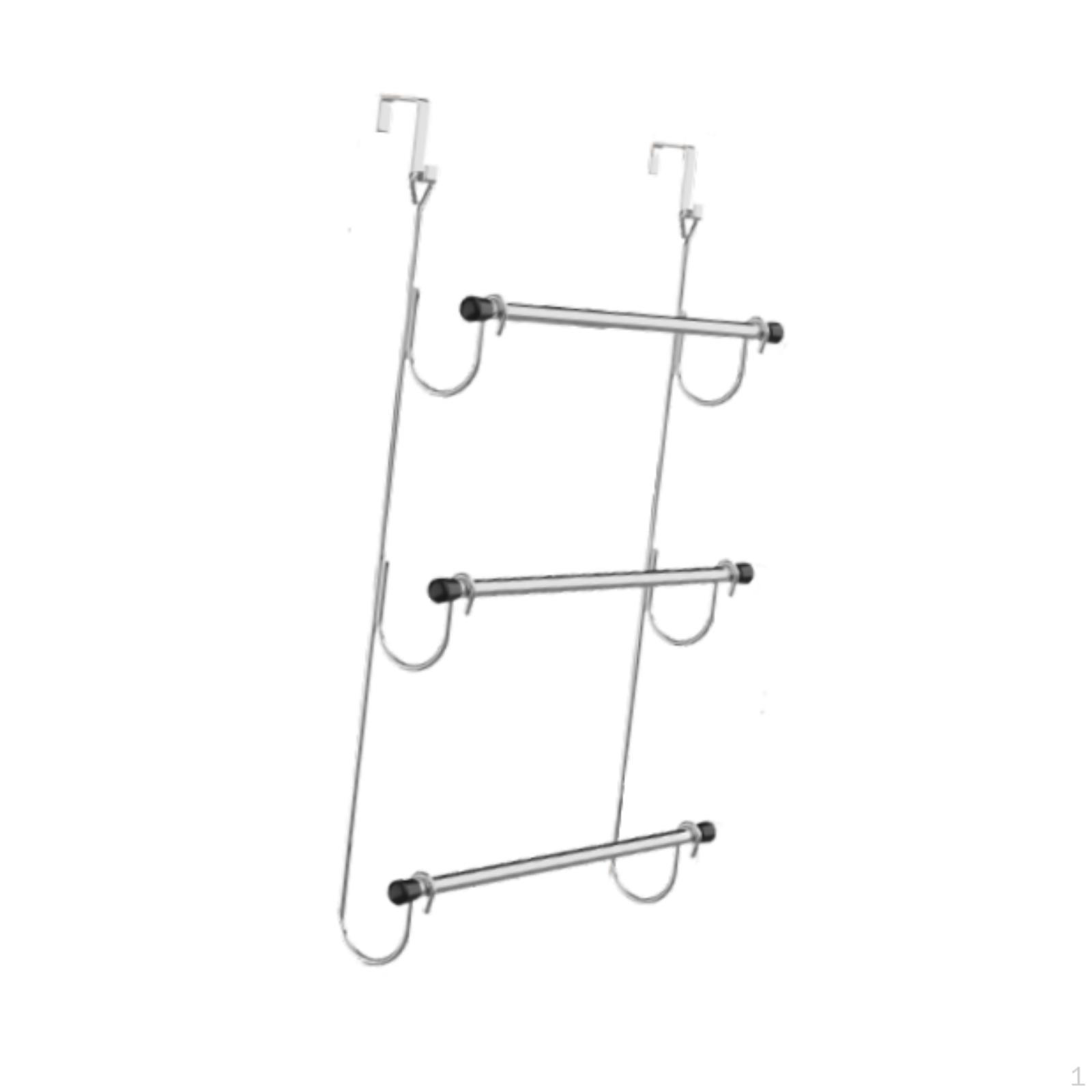 

Наддверная вешалка для полотенец, держатель для хранения, без сверления, защита от повреждения дверей, организация