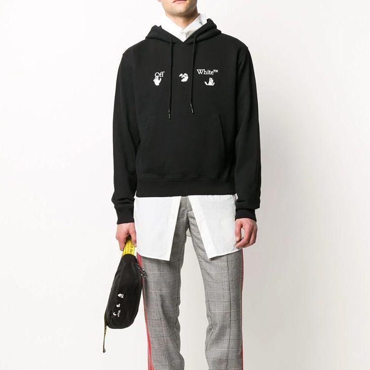OFF WHITE Pre Owned 2020 Zip Up Hoodie OMBB034E20FLE0021001