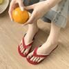 Vintage lace flip-flops slippers women's shoes wear summer seaside beach cool slippers soft-soled sandals