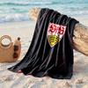 Asciugamano da Spiaggia Morbido ad Asciugatura Rapida Tema VfB Stuttgart?Asciugamano Asciutto Per Vacanze Estive Al Mare Nuoto