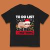 Fauler Faultier To-Do-Liste Weihnachten Kinder T-Shirt
