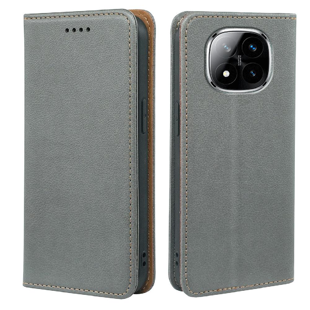 

Leather Case For Xiaomi Redmi Note 14 Pro+ 5G/14 Pro 5G/4G/Poco X7 5G Wallet RFID Blocking Phone Cover Strong Magnetic Closure Green