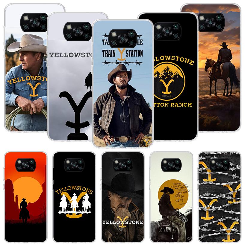 Yellowstone TV Show Phone Case For Xiaomi Poco X7 X6 X5 Pro F7 Ultra Redmi 15C 15 13 13C 12 12C 10 10A 10C 9 9A 9C 9T Cover Poco