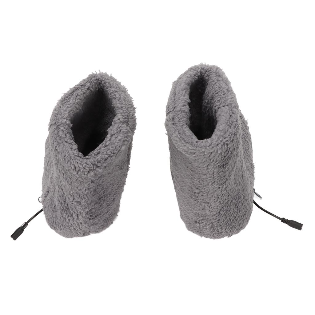 Beheizter Fußwärmer USB-Aufladung Weiche Entspannende Elektrische Plüsch-Wärmeschuhe für den Kalten Winter
