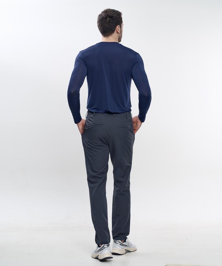 EXTRASPORTY Men'S Career Double-Weave Plain Pants 3 Colors