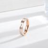 European and American Electric Titanium Steel Rings Couple Rings Jewelry