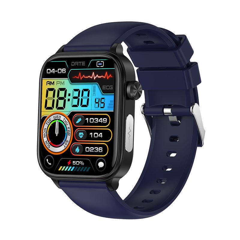 ET570 Bluetooth Smartwatch 2024: ECG, Body Temp, Heart Rate, Blood Pressure, Multi-Sport Features