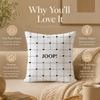 Brand J-JoopS Cushion Cover Double-Sided Printed Pillow Cover Hypoallergenic Dust-Mite Proof