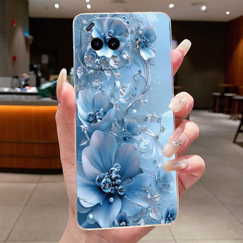 Phone Case For Vivo IQOO Z11 Turbo Fundas Capa Butterfly Bow Protective Casing Transparent Soft Silicone TPU Cover Coque
