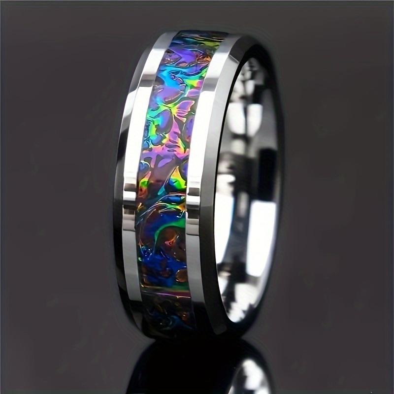 Fashionable Minimalist Double Groove Textured Ring Multiple Styles Available Elegant Band