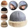 Versatile Winter Landlord Hats Retro Lamb Wool Hat Fahsion Melon Hat  Winter