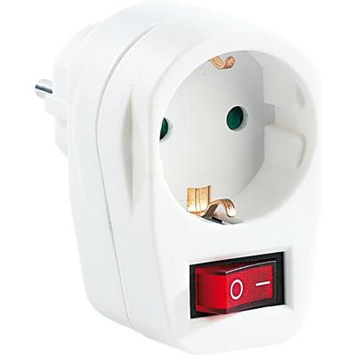 Europejska Wtyczka Przejściowa Adapter Gniazda UE z Włącznikiem/Wyłącznikiem Niemiecki Standard Gniazdo Przedłużające Konwerter Gniazdka Elektrycznego