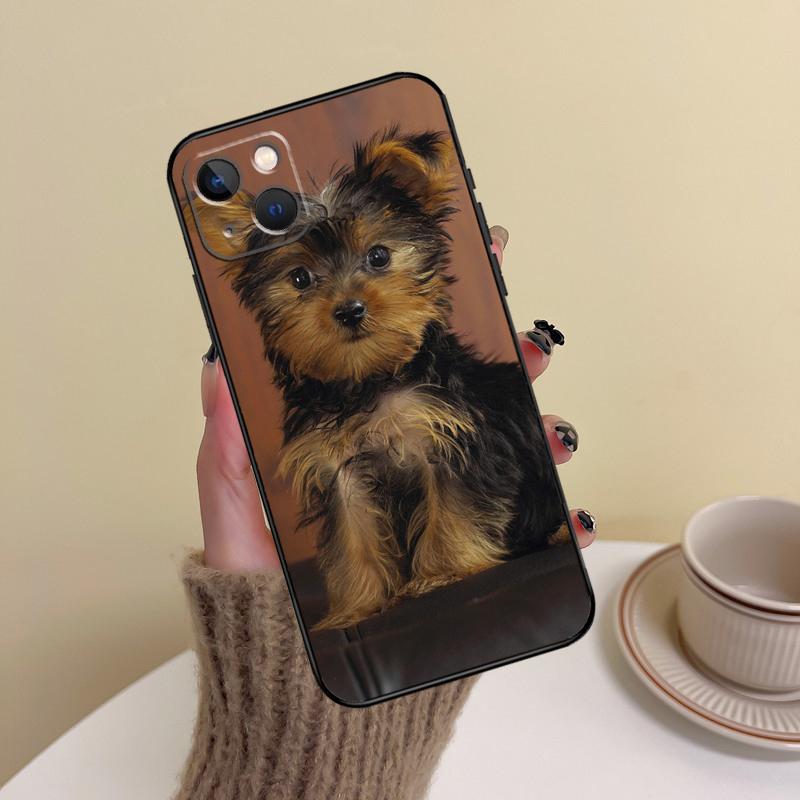 

Yorkie Yorkshire Terrier Phone Case For iPhone 17 Pro Max 14 13 12 11 15 16 Pro Max mini Plus 16e 17 Air Cover Funda iPhone 15Pro MAX