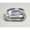 10-12 Ct Natural White Sapphire Emerald Cut Fabulous Certified Loose Gemstone