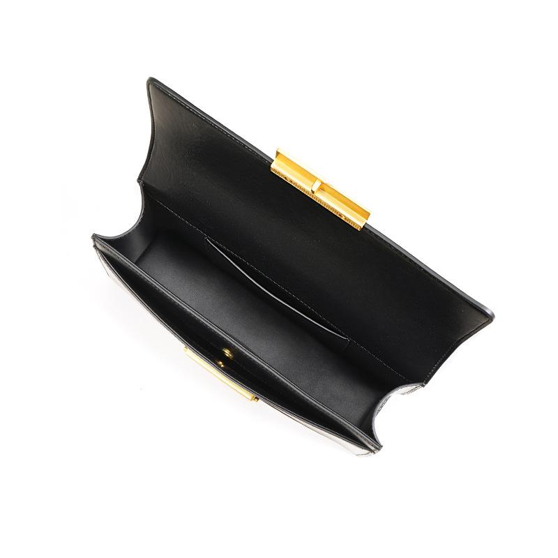 Women's New Underarm Bag, Chain Bag, High-end Shoulder Bag, Baguette Design, Genuine Leather Women's Bag