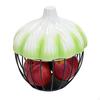 Knoblauch-Aufbewahrungskorb Obst Dekoration Zuhause Snacks Organizer Vielseitig für