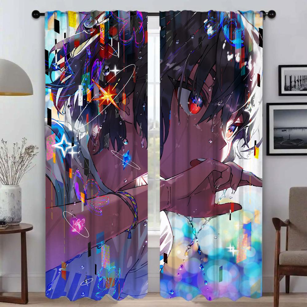 

Saito Sunflower Partition Kitchen Curtains for Living Room Blackout Curtain Home Interior Curtains 2 Pieces Tulle for Bedroom W50xH70cmx2pcs-CL