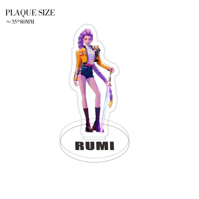 Kpop Dämonenjäger Superstar Acryl Aufsteller Desktop Dekoration Ornament Zubehör Spielzeug für Fans Geschenk