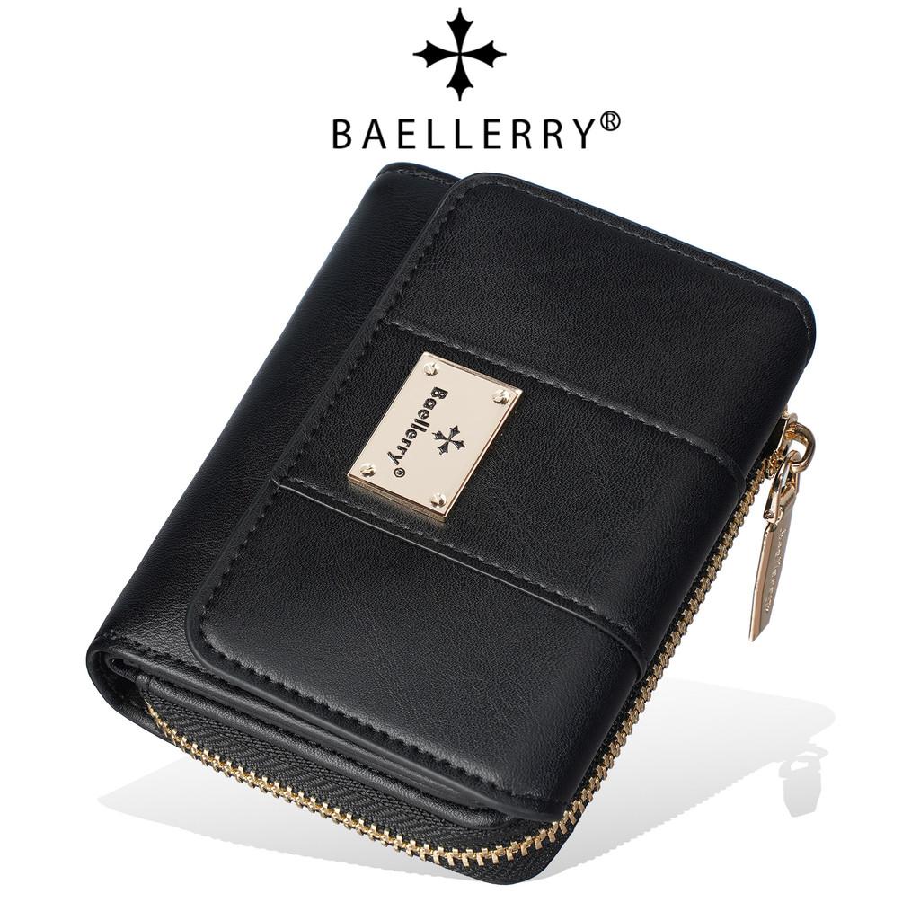 Short Wallet For Ladies With Multiple Card Slots And Foldable Design In Pu