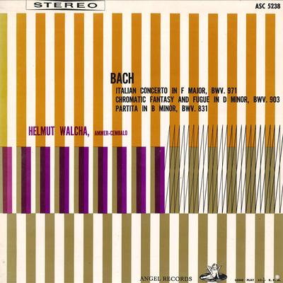 LP Record HELMUT WALCHA(AMMER-CEMBALO) - Bach/Italian Concerto In F Major Bw ASC5238 TOSHIBA Japan Classical Used