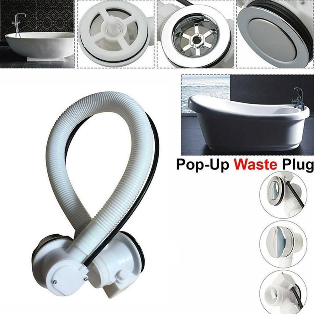 Abflussgarnitur Abfallgarnitur 55cm Lang Und Badewannen Abflussrohr