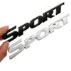 3D Metal Chrome Logo Car Sticker SPORT Emblem Badge Door Decal Auto Accessories for Toyota Highlander BMW HONDA Car Styling ahm256