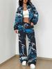 Camouflage Style Autumn And Winter New European And American Women'S Clothing Outdoor Fashion Suit Women