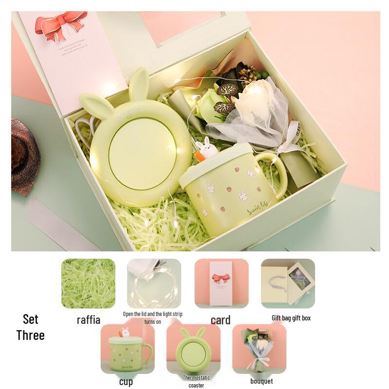 Constant Temperature Ceramic Mug Gift Set