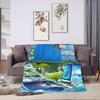 Frutiger Aero Blanket Quality Super Soft  Bedding Throws Autumn Decorative Living Room Novelty Bedspread