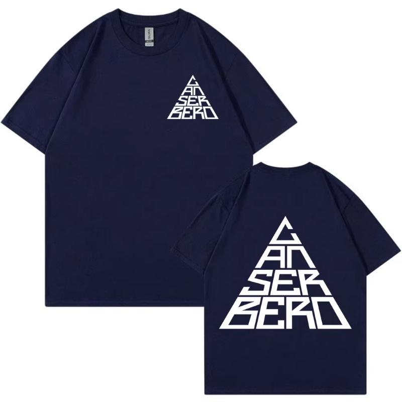 Canserbero Logo Graphic T Shirt Unisexs Women Fashion Vintage Short Sleeve Tshirts Cotton Oversized T Shirts Tops Streetwear