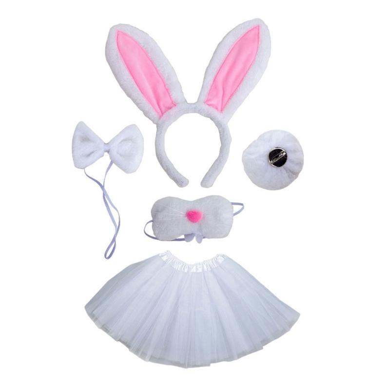 Halloween Easter Bunnies Costumes for Kids Animal Costume Cosplay Accessories