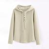 Derong Autumn New Women's Sweatshirts, Women's Short Tops, Popular Women's Hooded Long Sleeves, Foreign Fashion