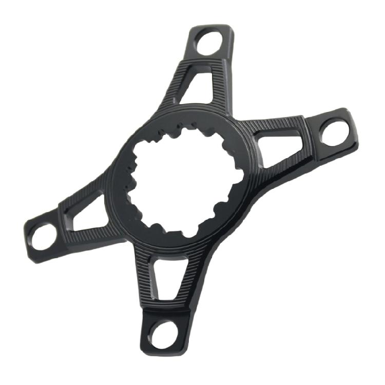 

110 BCD 4 Bolt Aluminum Alloys Chainring Adapters Replacement Light Weight Direct Mount Converter Easy to Install чёрный