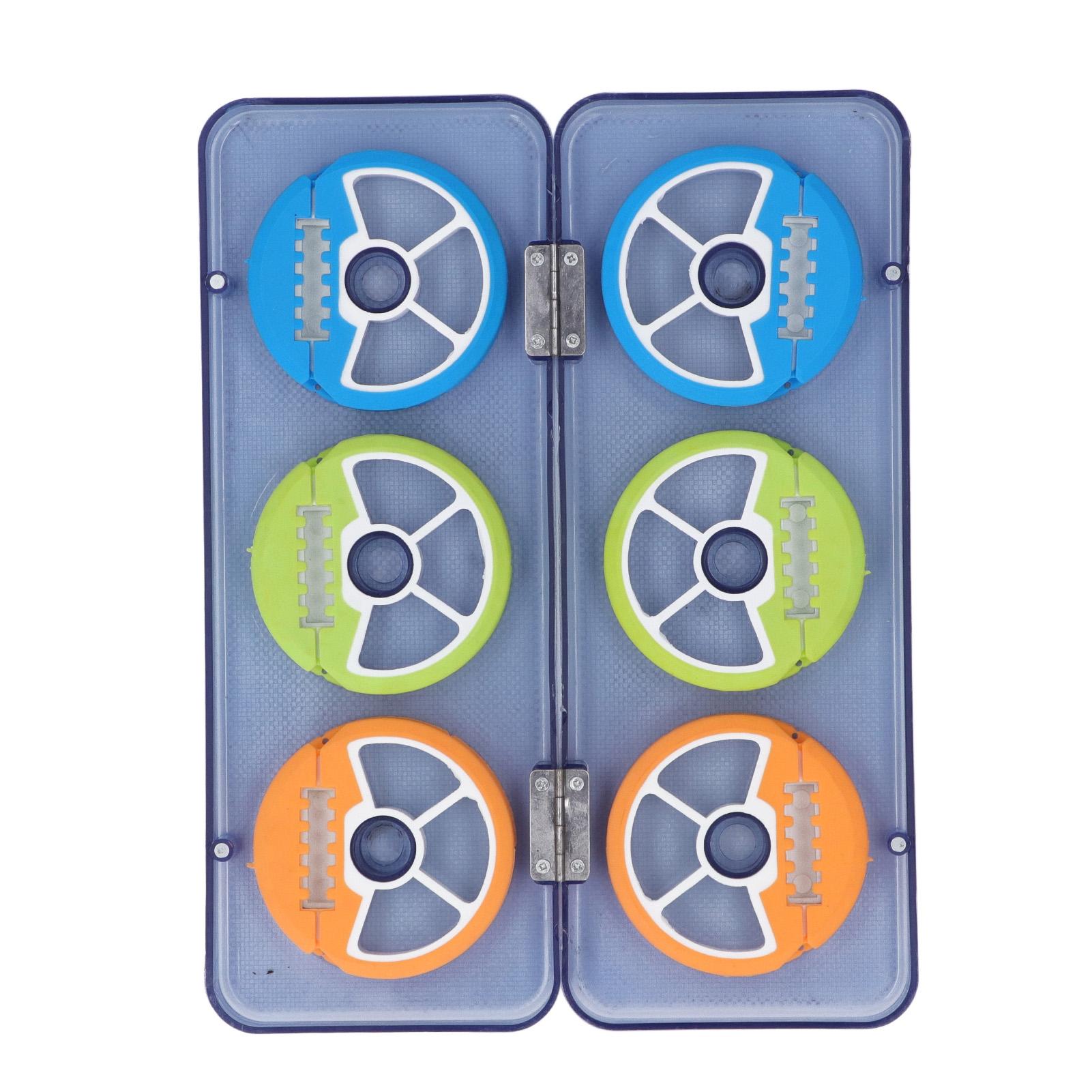 

Держатели для хранения лески 6 шт. Многофункциональные портативные пенопластовые катушки Чехол-держатель для рыбалки