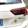 1Pc 3D Metal Germany German National Flag Badge Car Front Grill Grille Emblem Sticker Racing Sports Decal