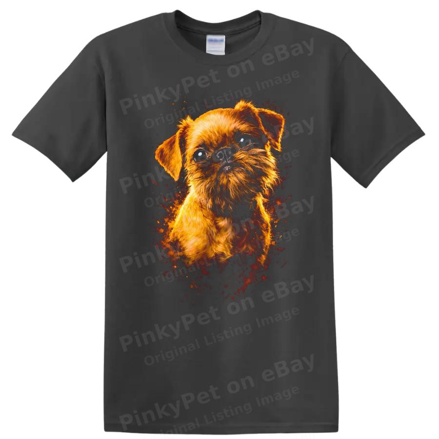 Dog Breed T Shirt Cute Playful Dog Face Design Funny Pet Lover Tee