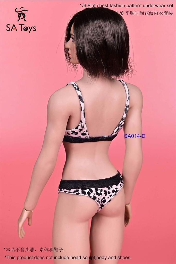 Toys & Hobbies [TOYBARJAPAN] SAtoys SA014 Beautiful Women's Fashion Sexy Girls' Sports Underwear Set for 16 Scale Action Figures, Compatible with