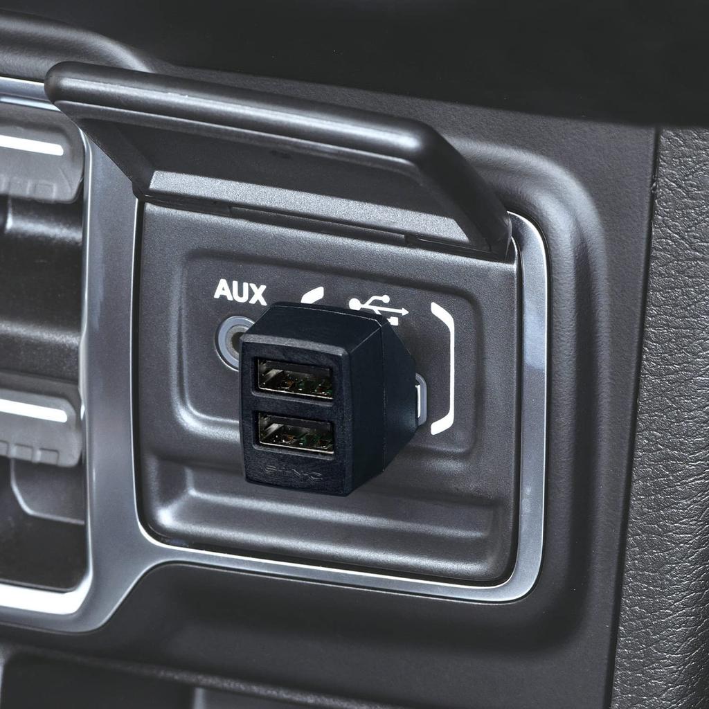 SEIWA F321 USB Connector, USB Connector, 2 Ports, 3 A, Automatic Identification, Charging Only