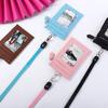 Supplies Student Business Bus Cards Cover Coin Purse Badge Holder ID Card Holder with Lanyard