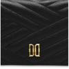 Daks Black Quilted Logo Charm Wallet Dcwa2f218bk