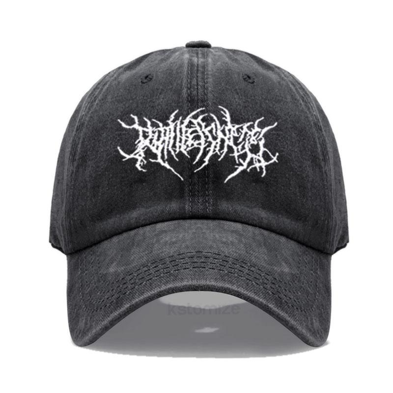 Gewaschene Baumwoll-Baseballkappe Für Männer Frauen Designer-Stickerei Dad Hat Verstellbar Unisex Lässige Sportkappen black