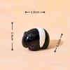 Mini Resin Animals Figurines Cute Tiny Cat Bear Elephant Turtle Dolphin Miniature Statue for Micro Fairy Garden Landscape Dollhouse Accessories