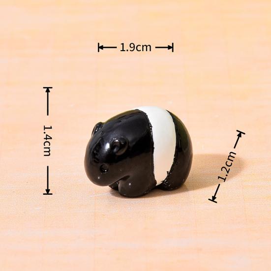 Mini Resin Animals Figurines Cute Tiny Cat Bear Elephant Turtle Dolphin Miniature Statue for Micro Fairy Garden Landscape Dollhouse Accessories