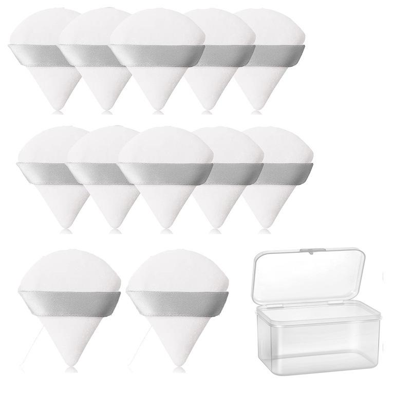 Cross-Border Triangle Powder Puff: Loose Powder Makeup Tool