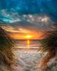 5D Diamond Painting Diy Landscape Sunset Reflection Handmade Diamond Embroidered Mosaic Pattern Home Decor Gift