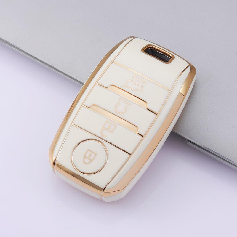 3Buttons TPU Car Key Cover Case Holder For Kia KX3 KX5 K3S RIO Ceed Cerato Auto Shell Fob For Kia Optima Sorento Niro Soul
